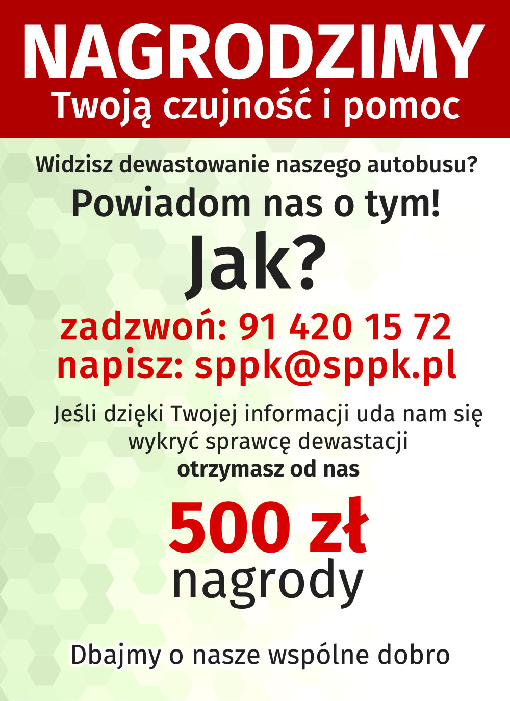Powiadom Nas o tym!